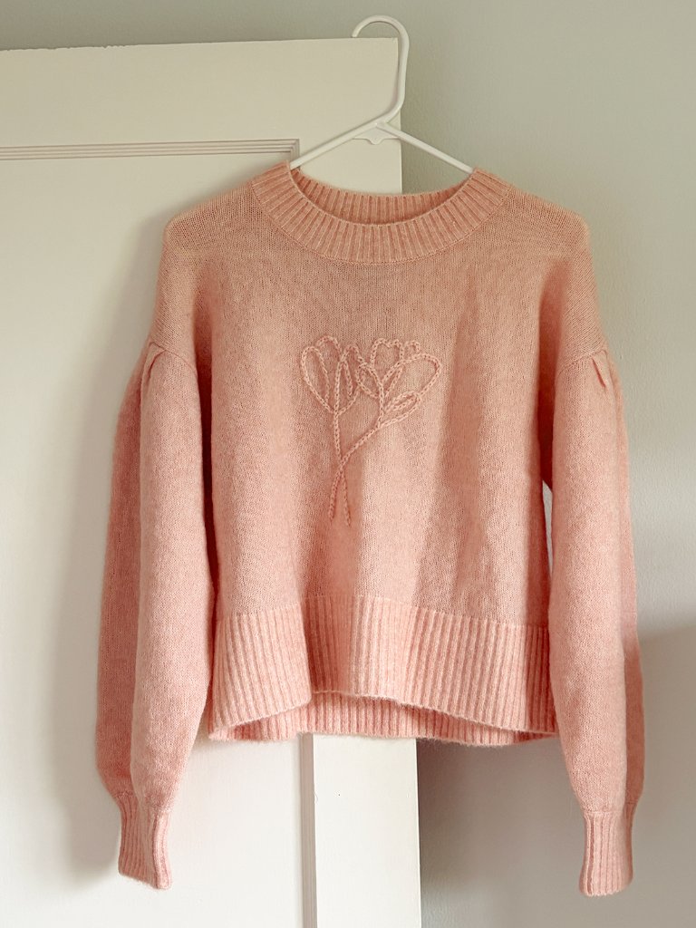 Nwt Petite Studio Deidre Mohair Sweater Apricot Xs — image 2 of 6
